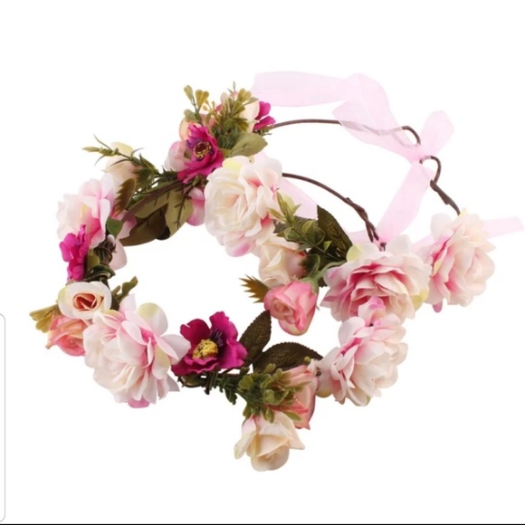 Baby Girl Flower Headband Newborn Infant Headband - Picture 3 of 7